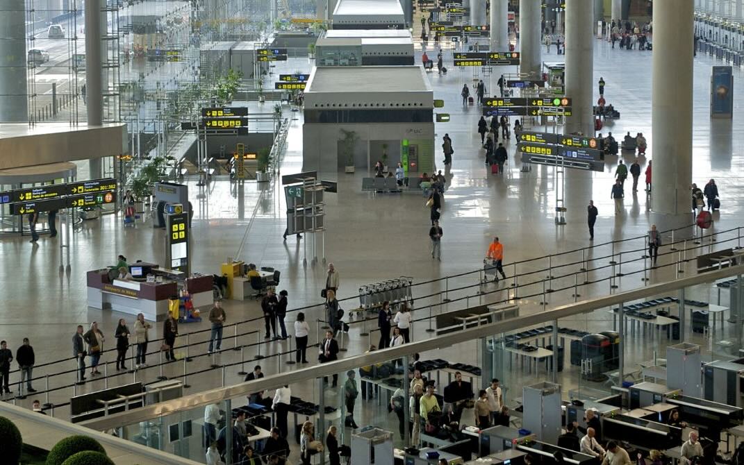 El aeropuerto de Málaga