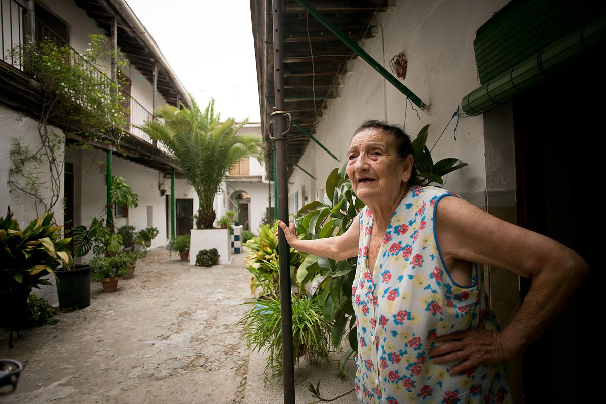 Antonia Cánevas, vecina de la calle Nueva de Jerez.