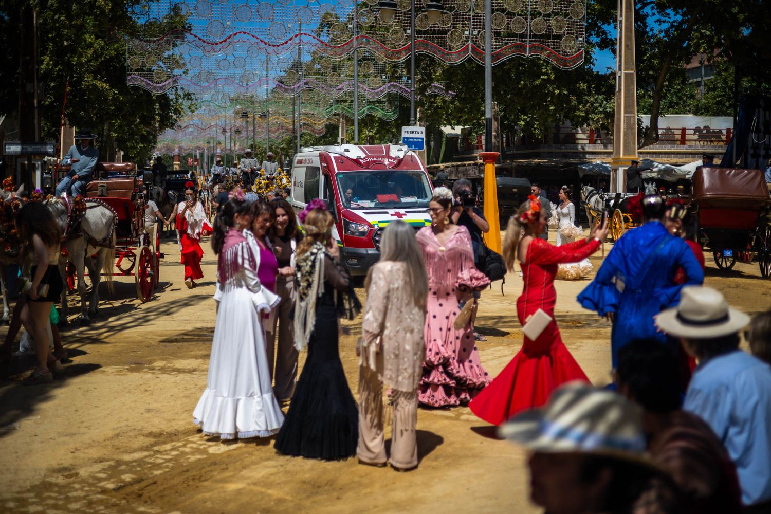 El miércoles en la Feria de Jerez.