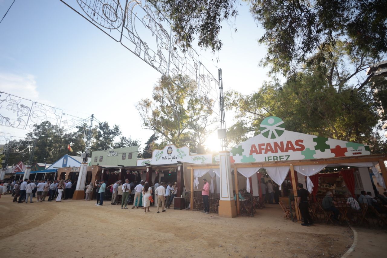 La entrada a la Feria de Jerez por El Bosque.