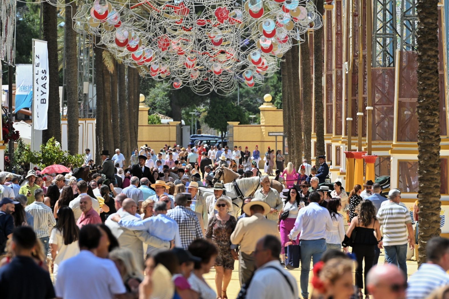 La Feria de Jerez, el pasado sábado.