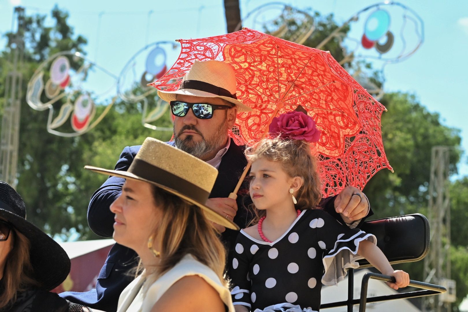 Un paseo en coche de caballos por la Feria de Jerez.