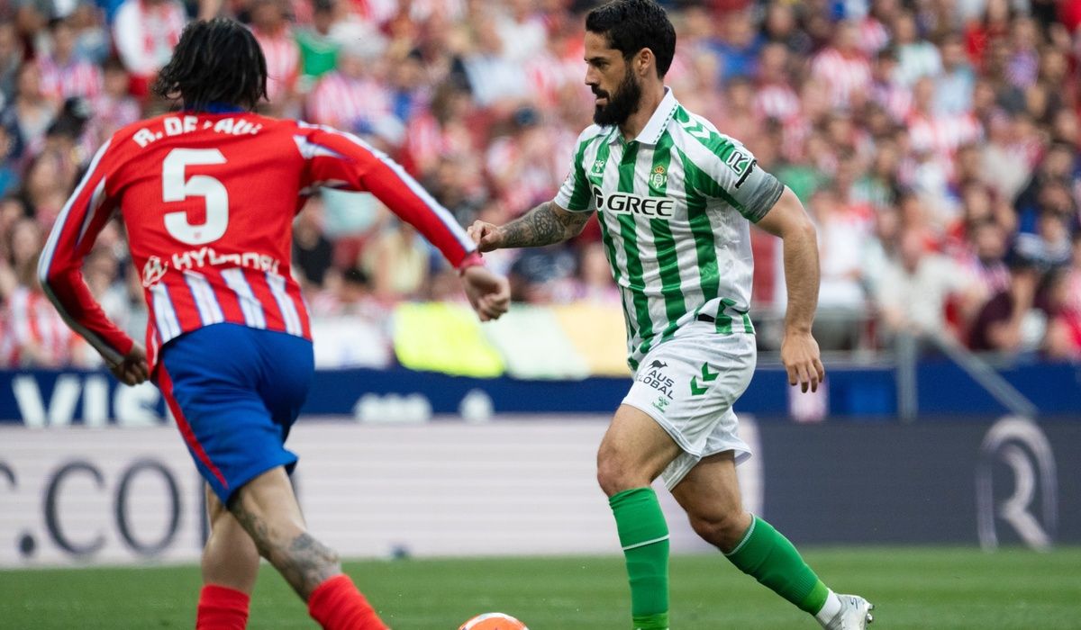 Isco, en un partido con el Real Betis.