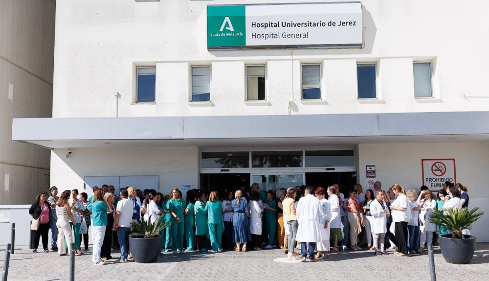 Protesta Hospital Jerez sanitarios agresión  1