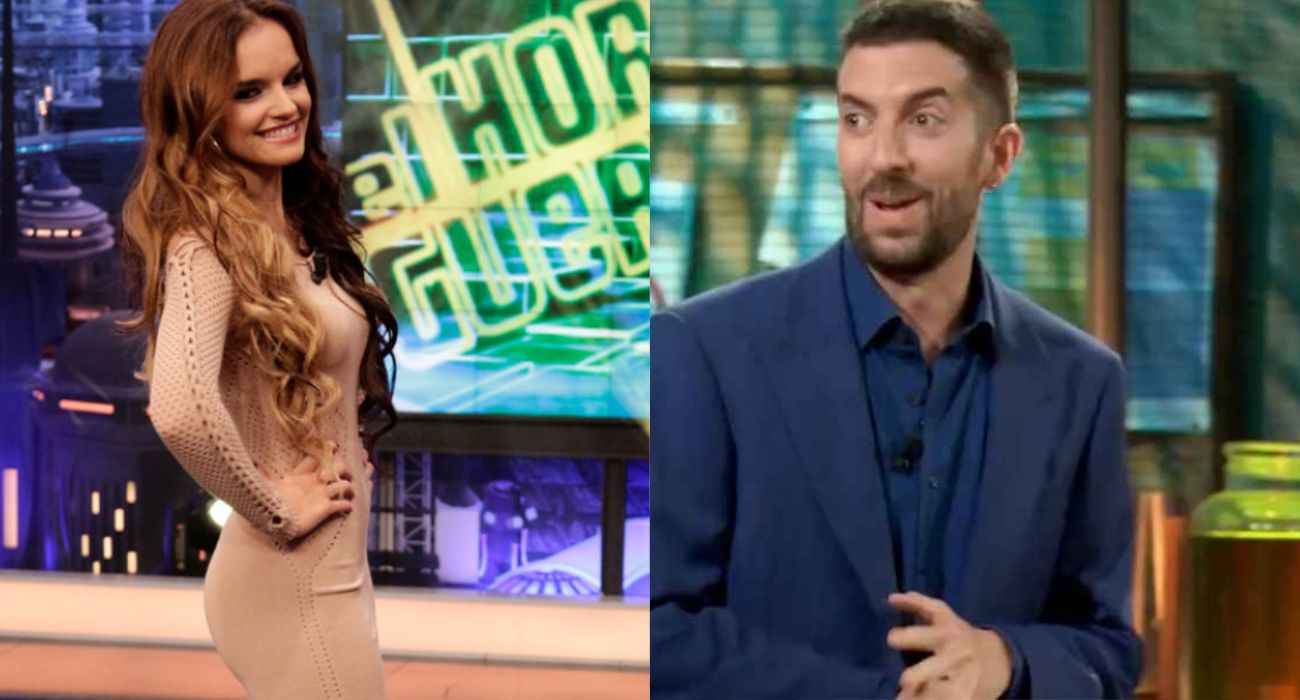 Melody, en una anterior visita a El Hormiguero, y David Broncano.
