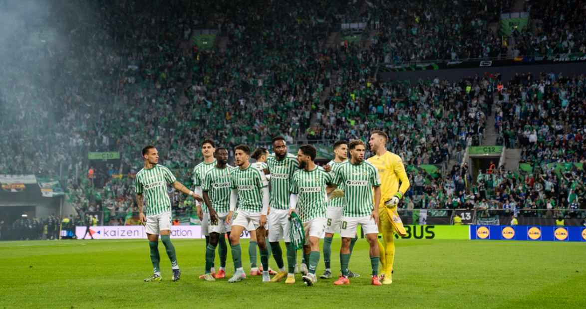 El Real Betis no pudo hacerse con la Conference League. FOTO: REAL BETIS El Real Betis no pudo hacerse con la Conference League. FOTO: REAL BETIS