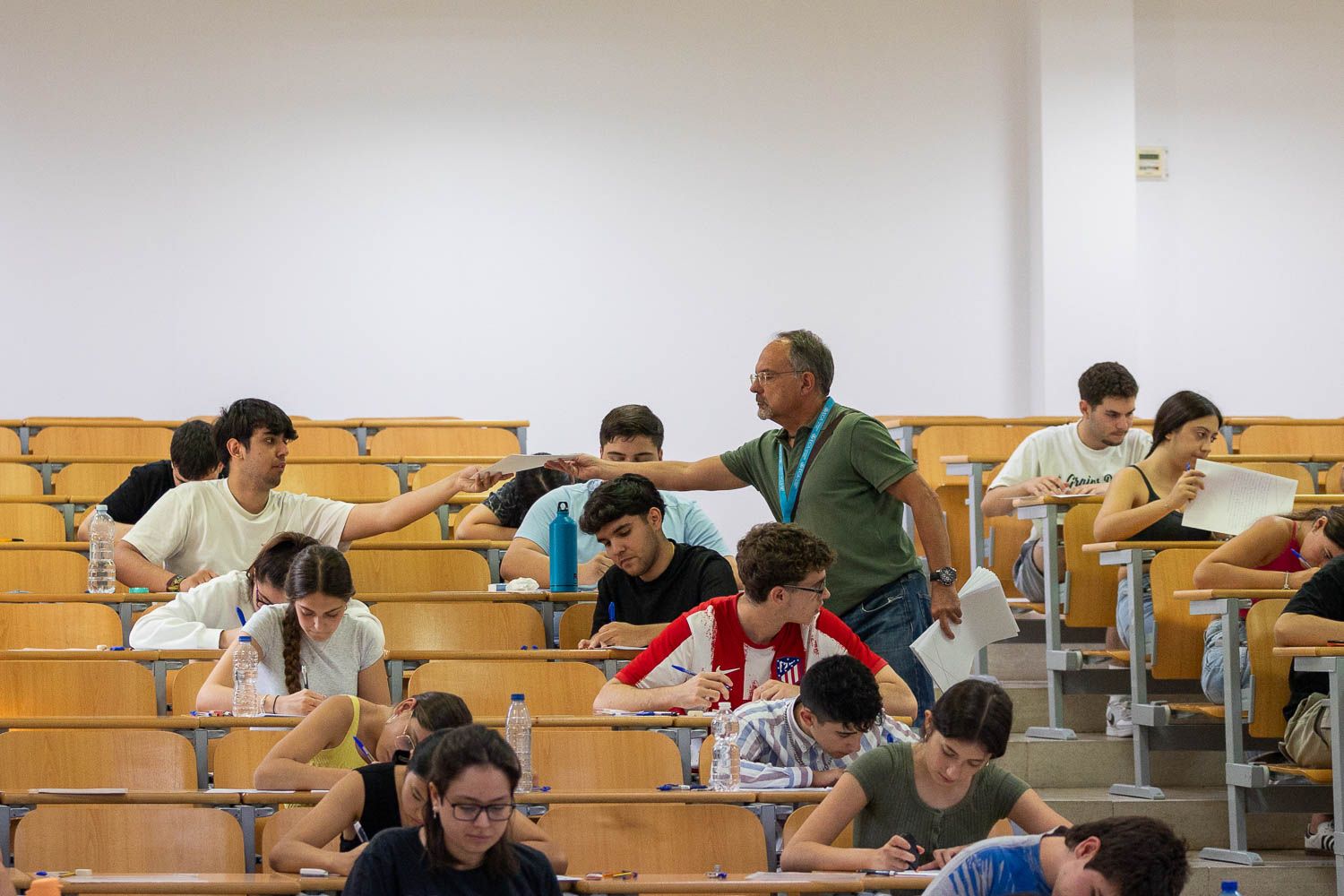 Un examen de Selectividad.