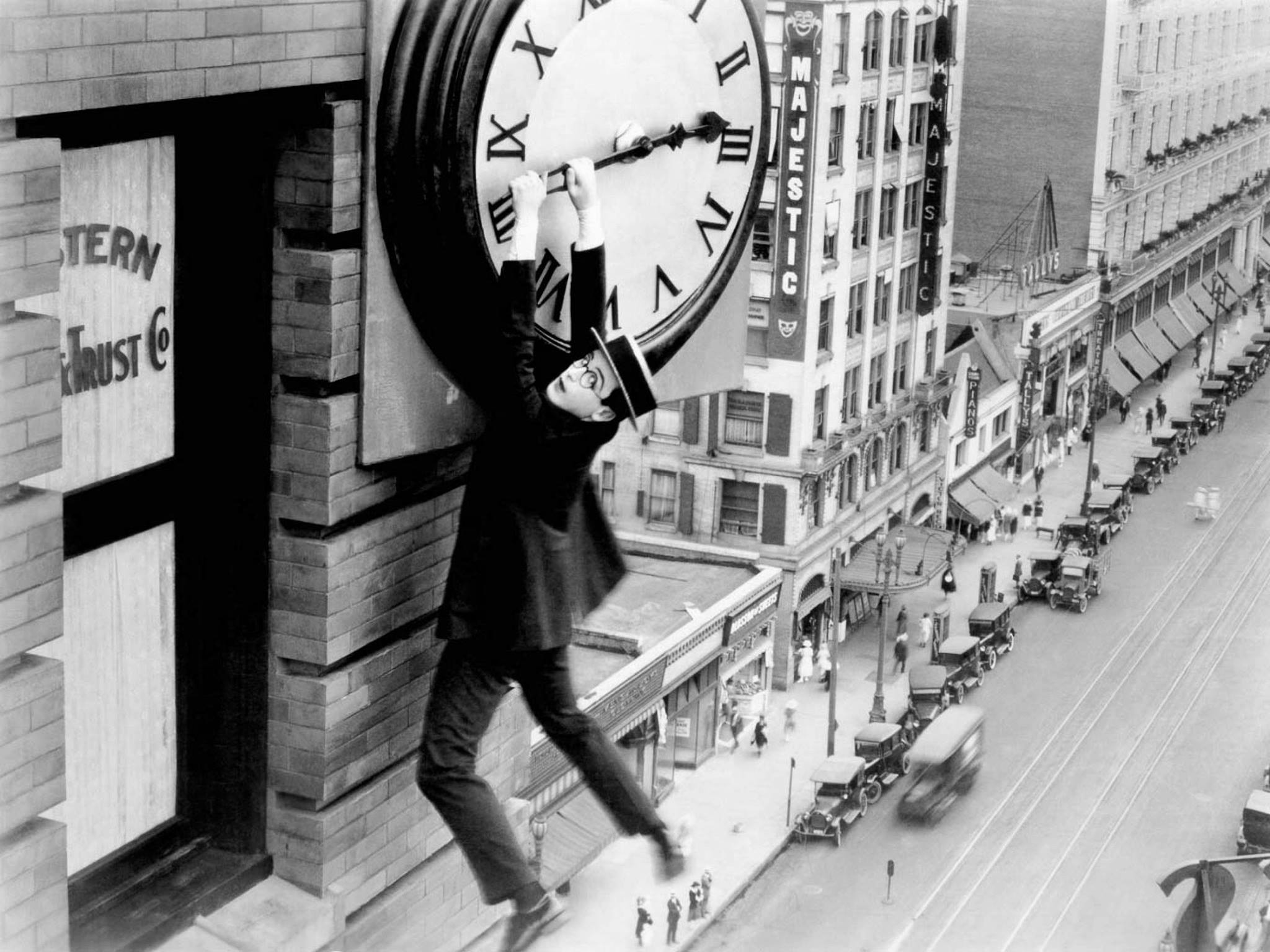 Fotograma con Harold Lloyd en 'El hombre mosca', de Fred C. Newmeyer y Sam Taylor (1924).