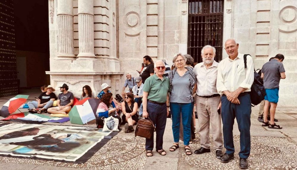 Respaldo a Jesús Castillo en su ayuno contra el genocidio de Israel.