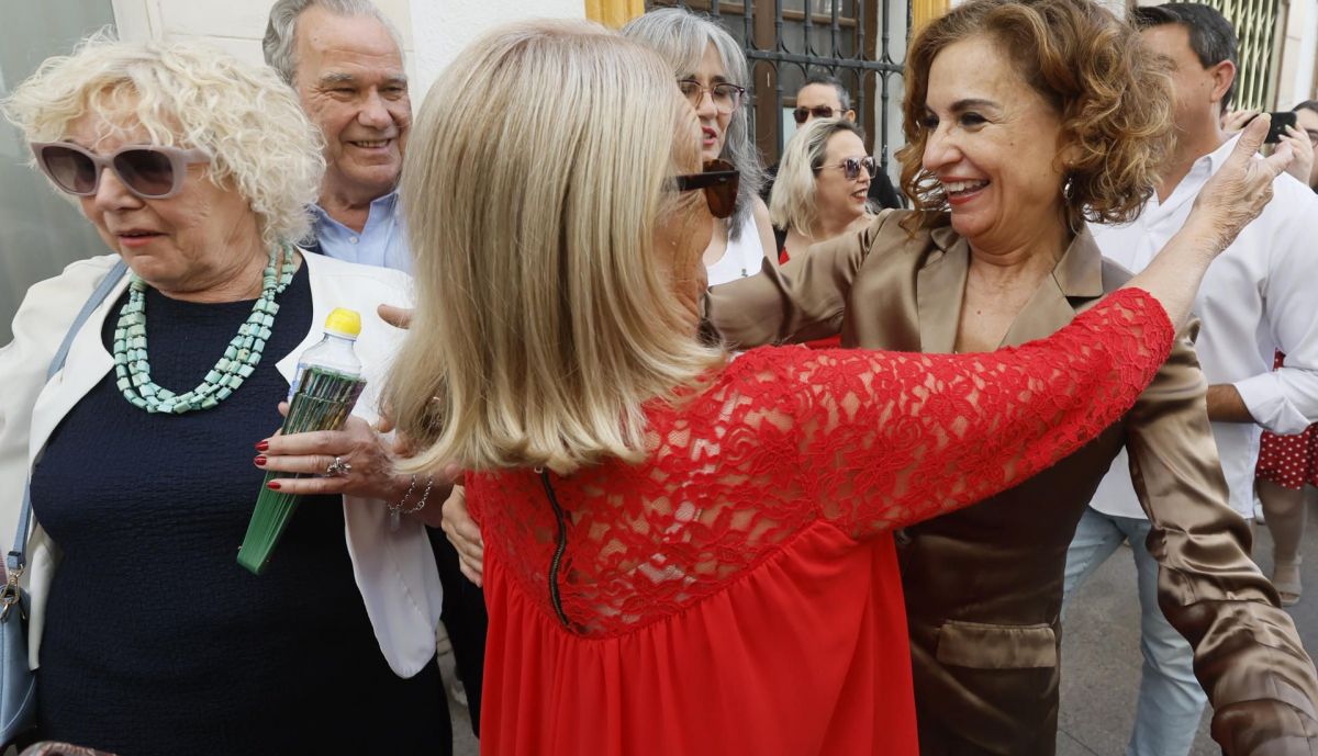 La secretaria general del PSOE de Andalucía, María Jesús Montero, en Écija.  Jose Manuel Vidal 00001