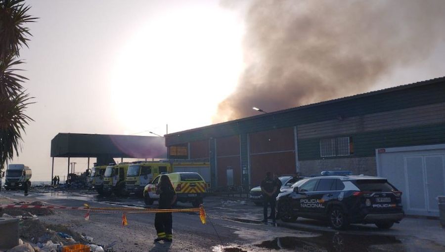 Incendio en Las Calandrias, este pasado verano.