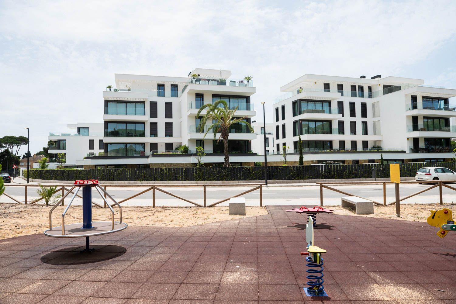 Vista actual de nuevas zonas residenciales en Vistahermosa, en El Puerto.