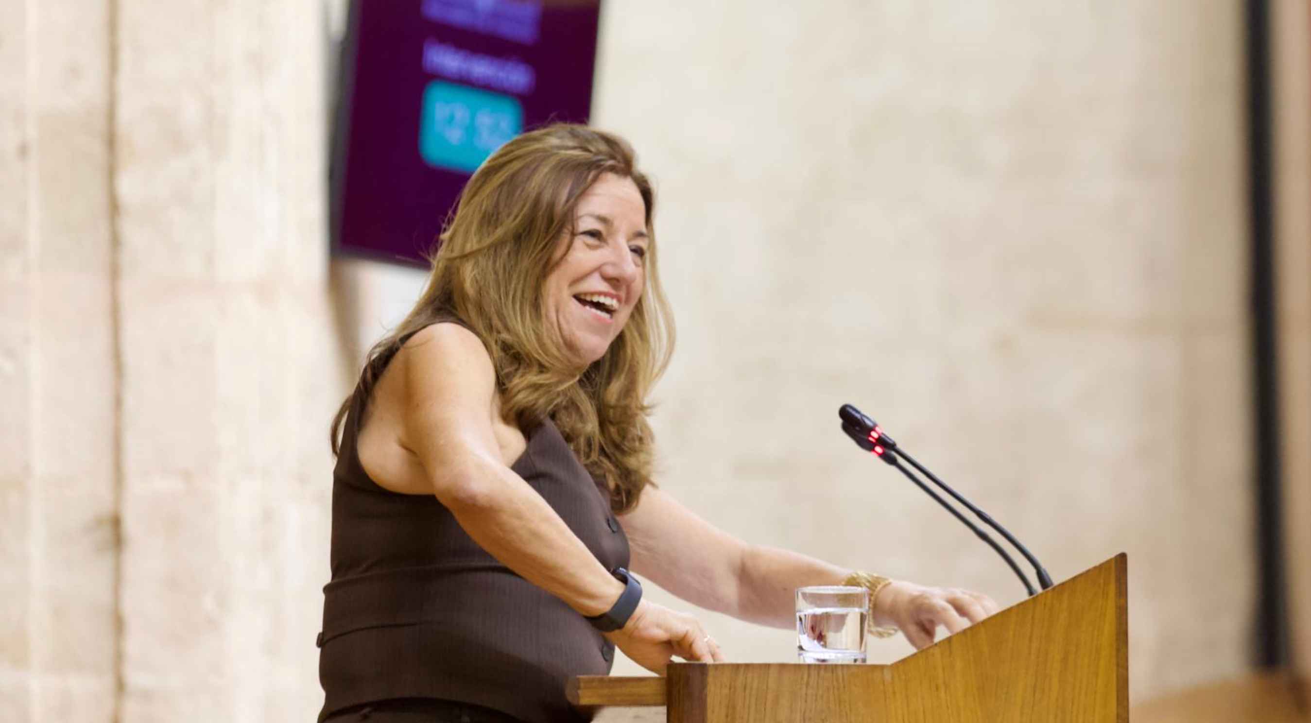 Una imagen de María del Carmen Castillo, consejera de Educación de la Junta de Andalucía.