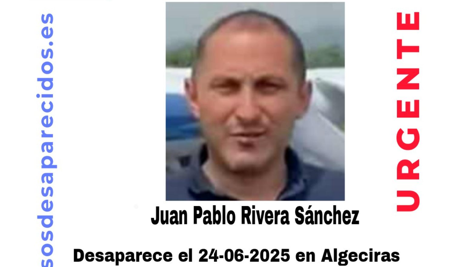 Buscan a Juan Pablo, desaparecido en Algeciras. Buscan a Juan Pablo, desaparecido en Algeciras.