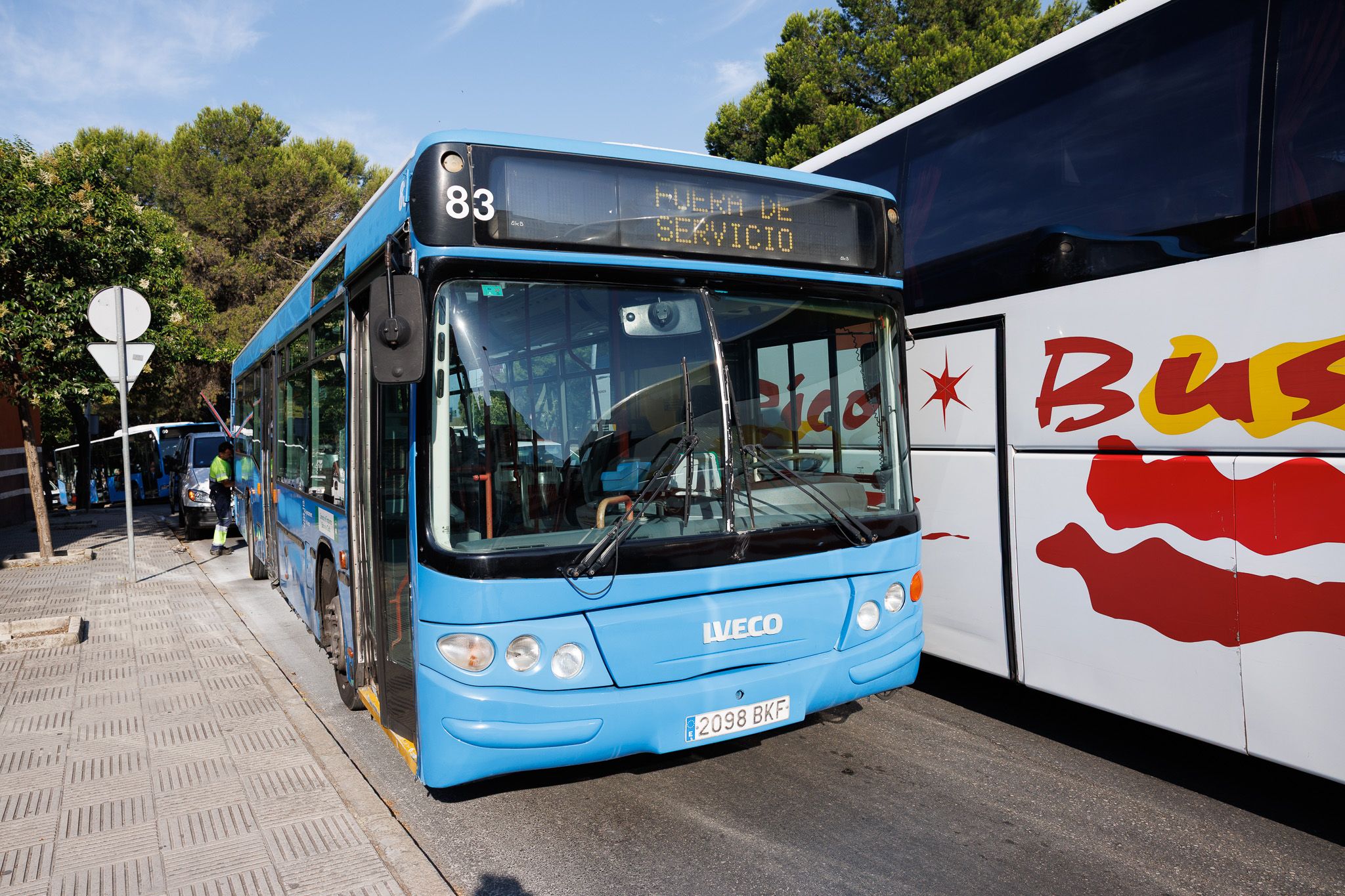 Un autobús urbano de Jerez.
