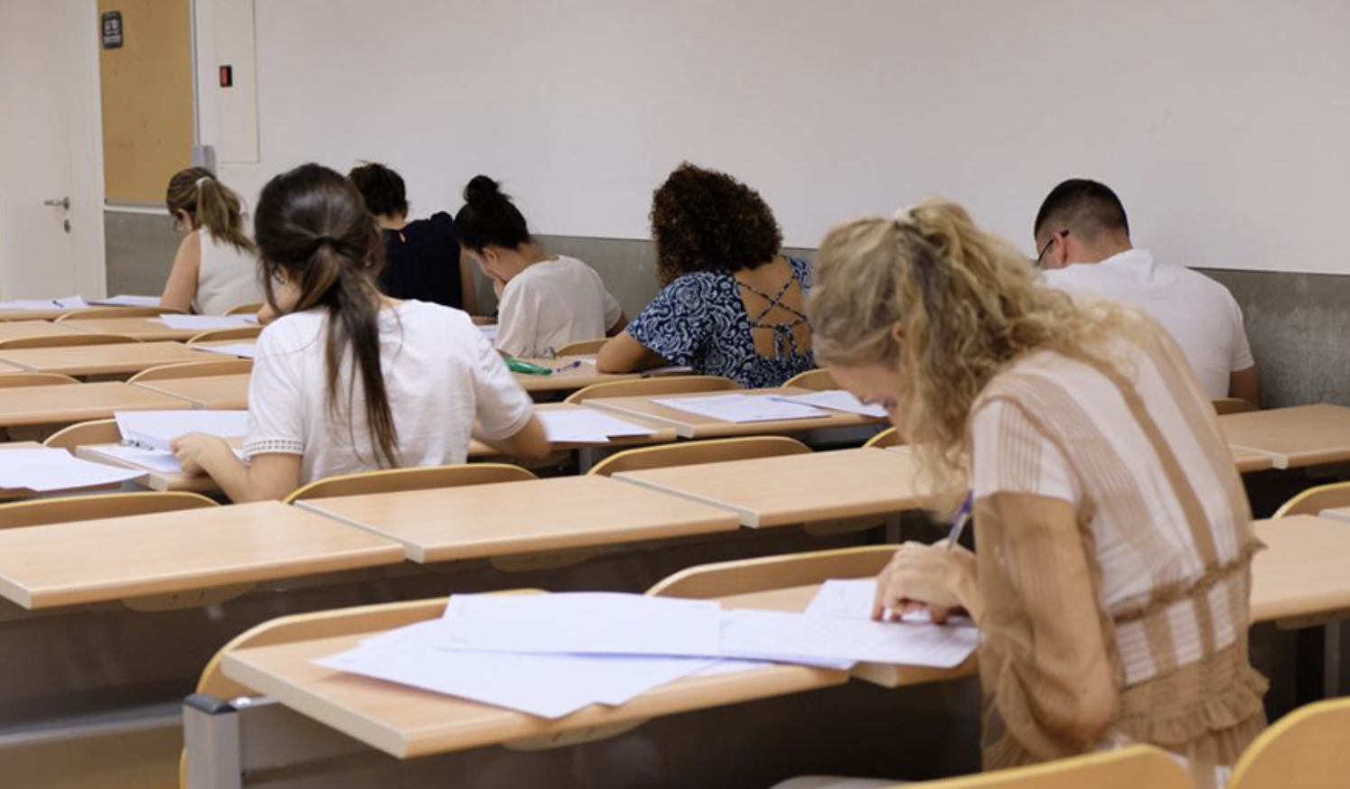 Una imagen de las oposiciones a docentes en Andalucía.
