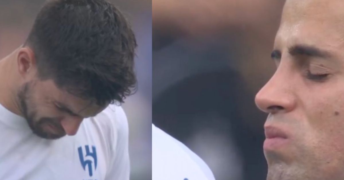 Rubén Neves y Joao Cancelo, rotos de dolor.