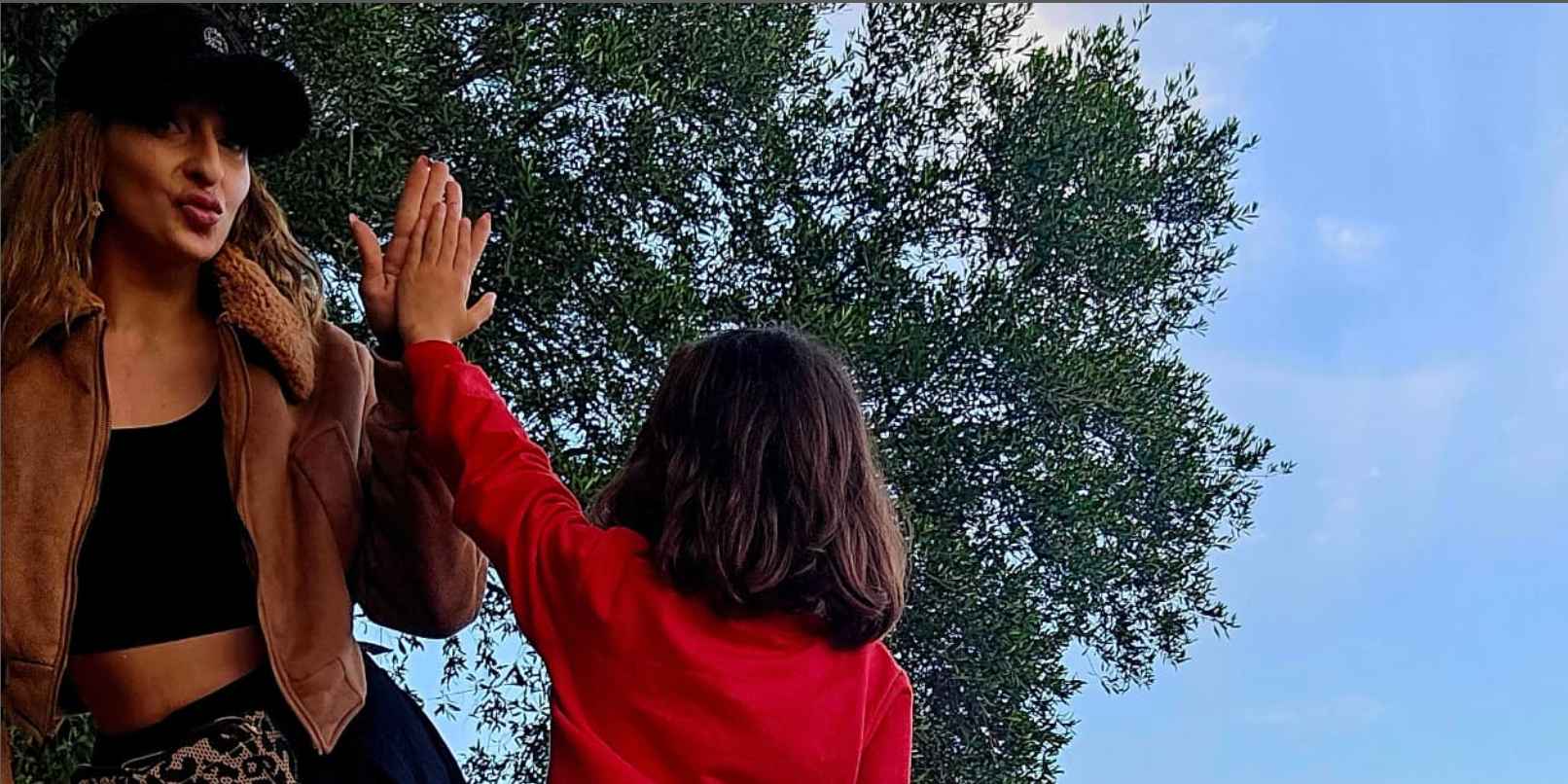 Michu, junto a su hija, en una de sus últimas imágenes en redes sociales.