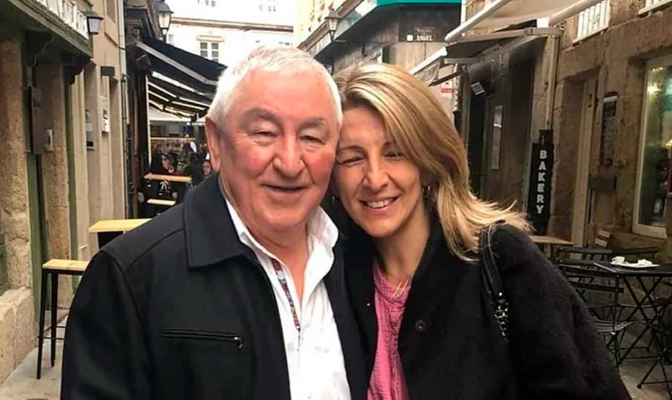 Suso Díaz, junto a su hija Yolanda.