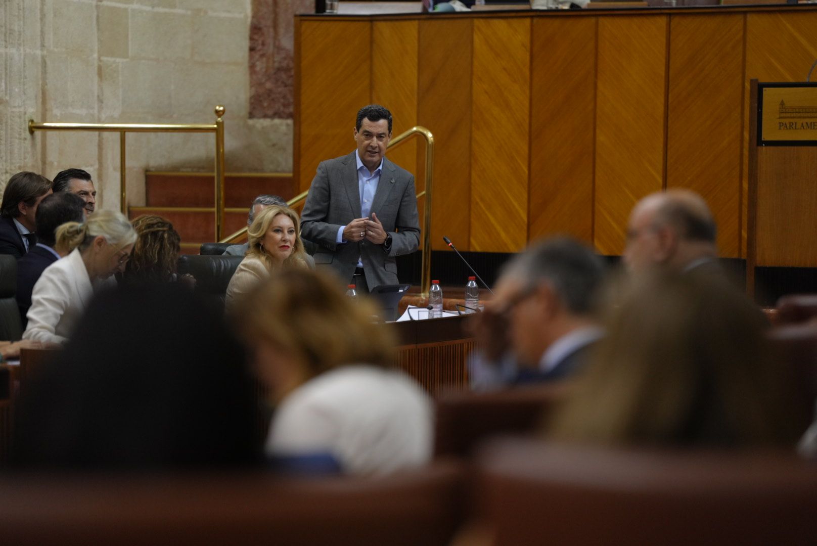 Moreno en la sesión de control del Gobierno.