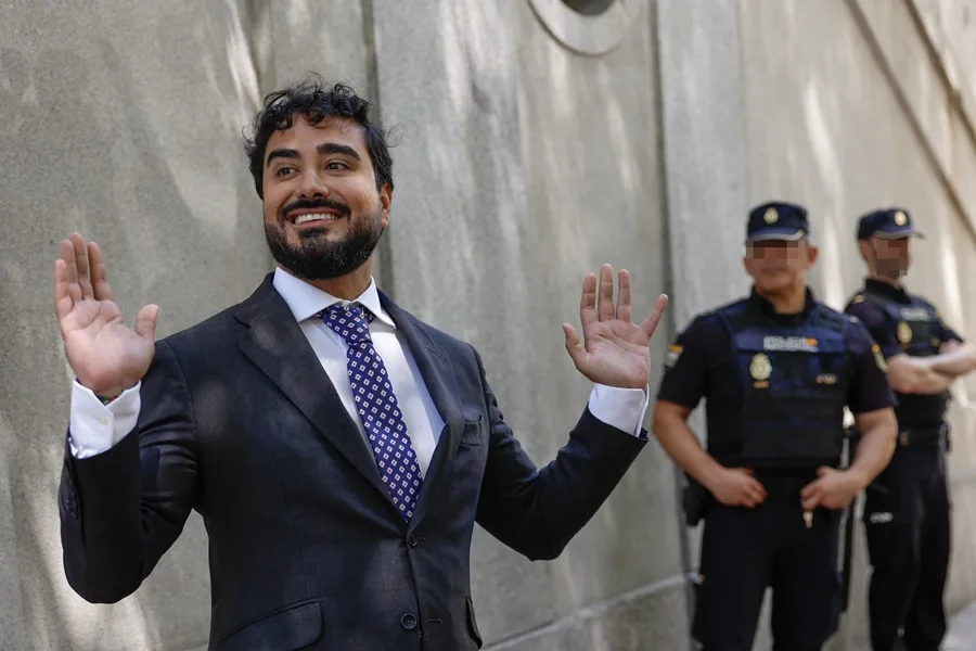 Alvise Pérez, tras declarar en el Supremo