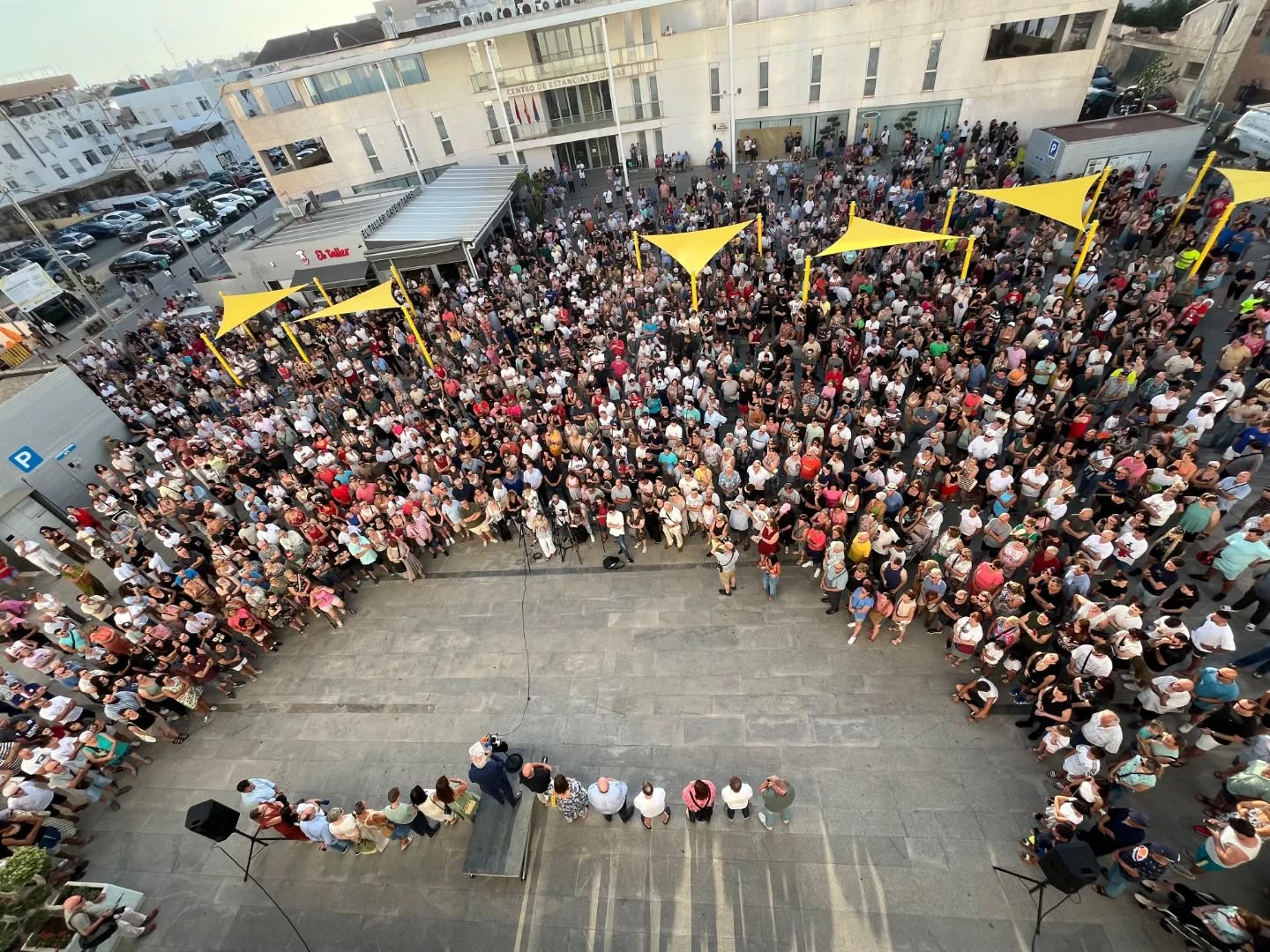 Concentración en Torre Pacheco por la agresión a Domingo.
