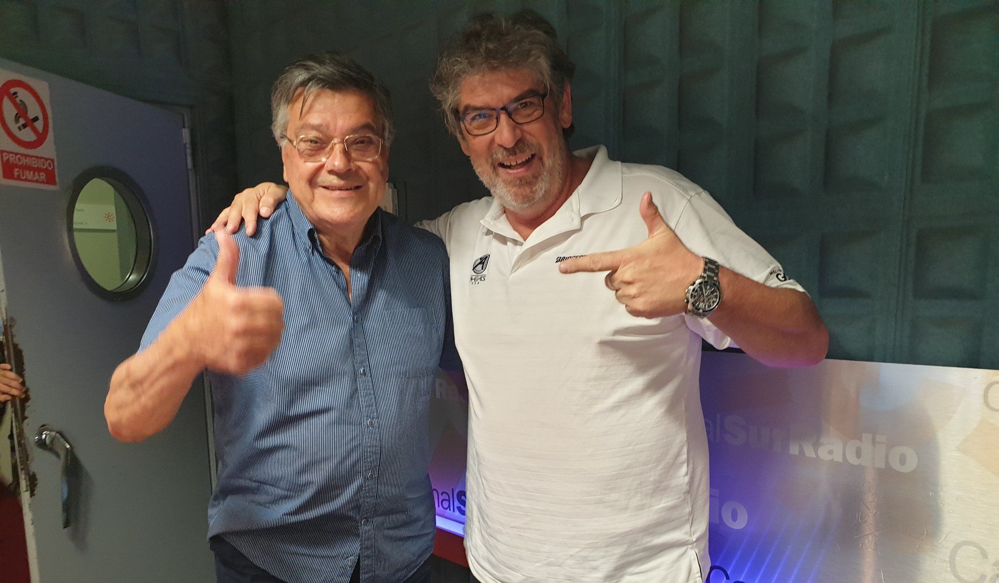 Josele, en una imagen compartida por José Guerrero 'Yuyu', que hicieron dupla en el mítico 'El Pelotazo'.