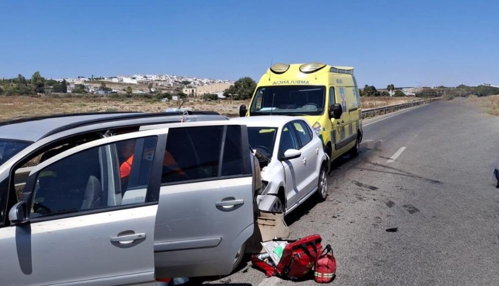 El 061, desplegado en la zona,