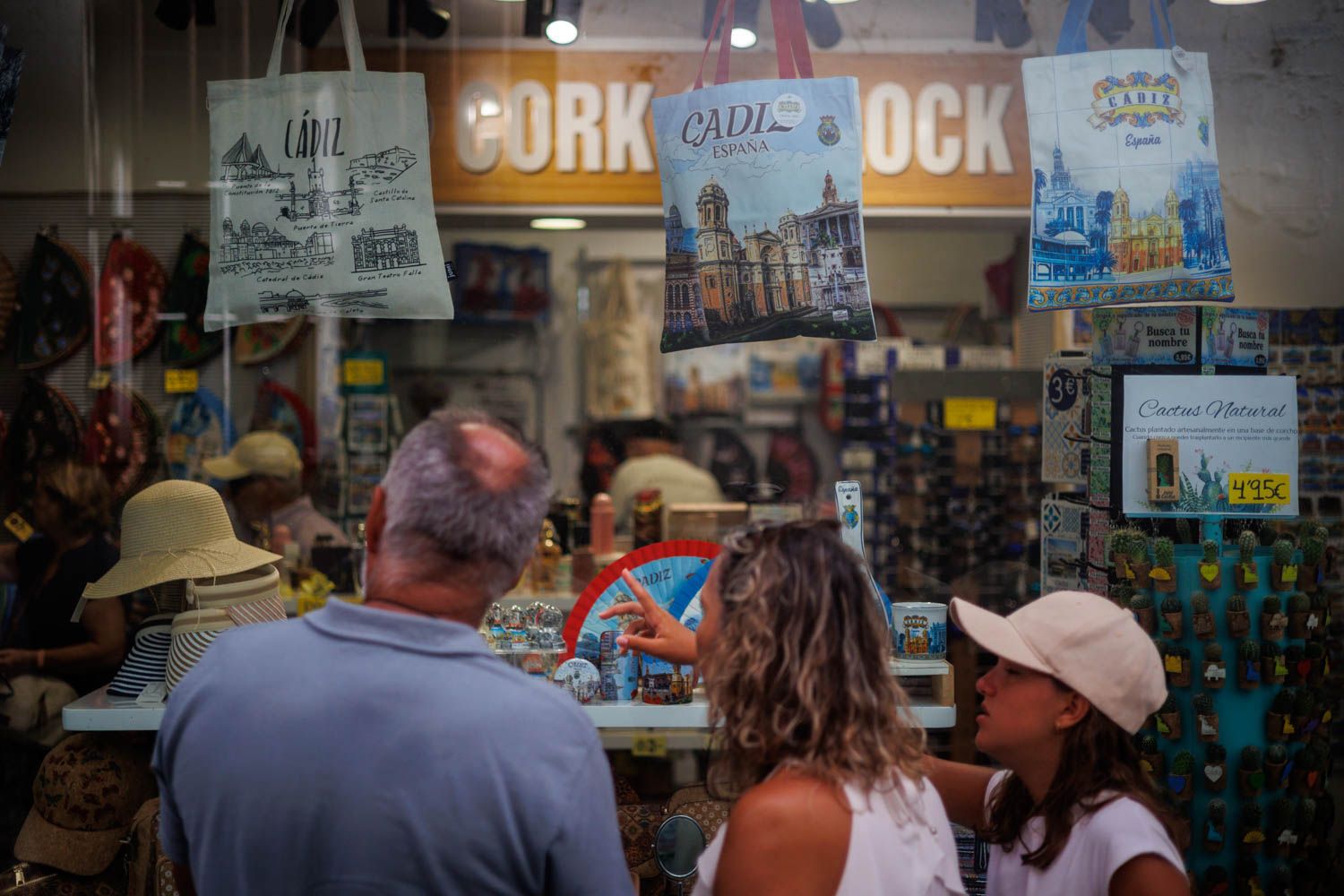 Turistas en Cádiz.