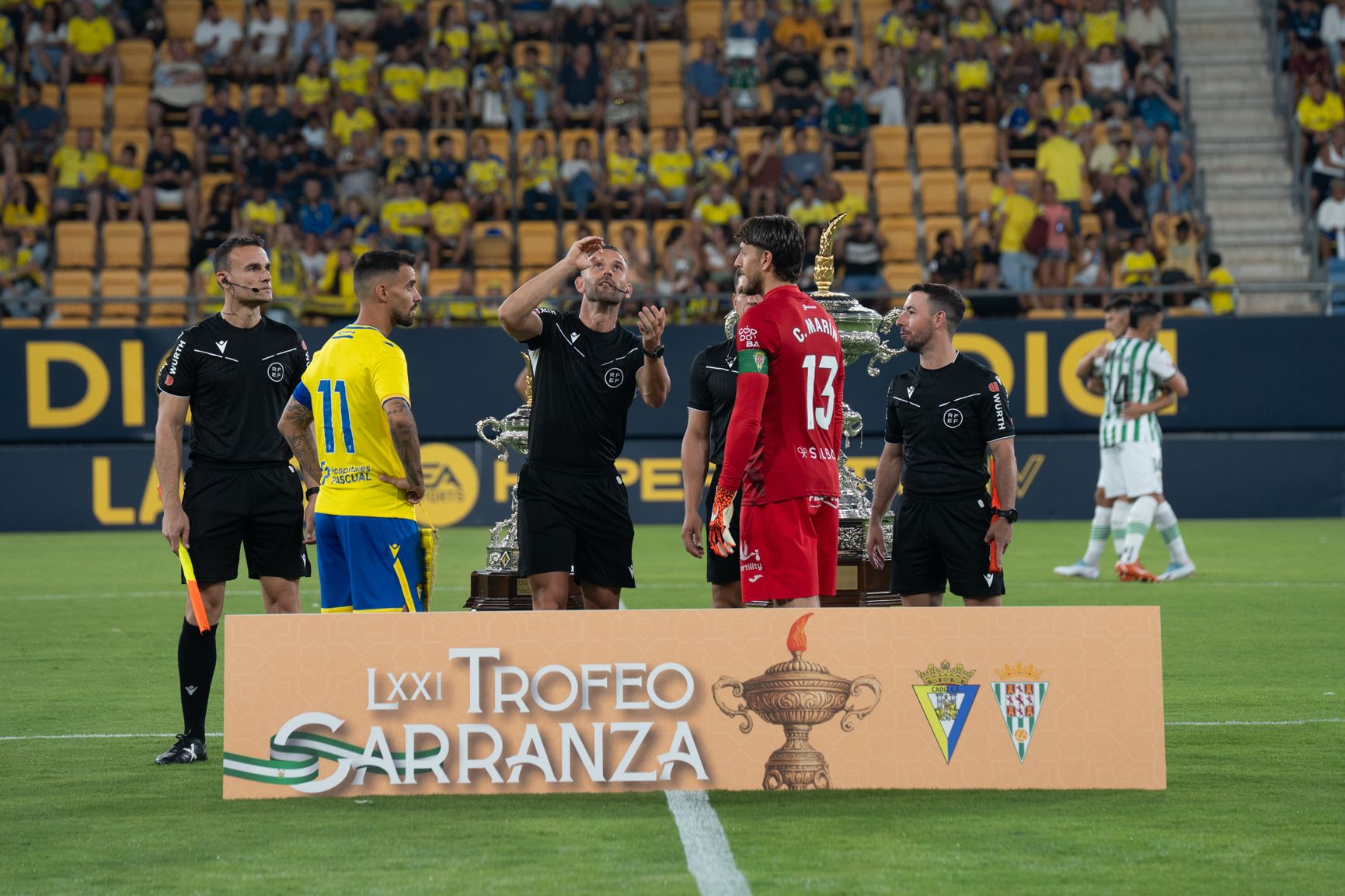 Sorteo de campo.