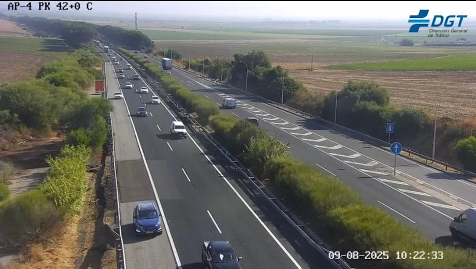 Imagen de la DGT del sábado de la AP 4.