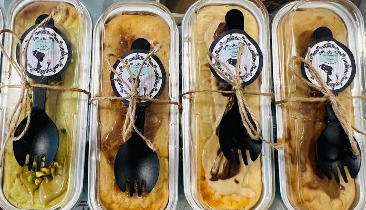 Así presentan las tartas de queso esta repostera de La Línea
