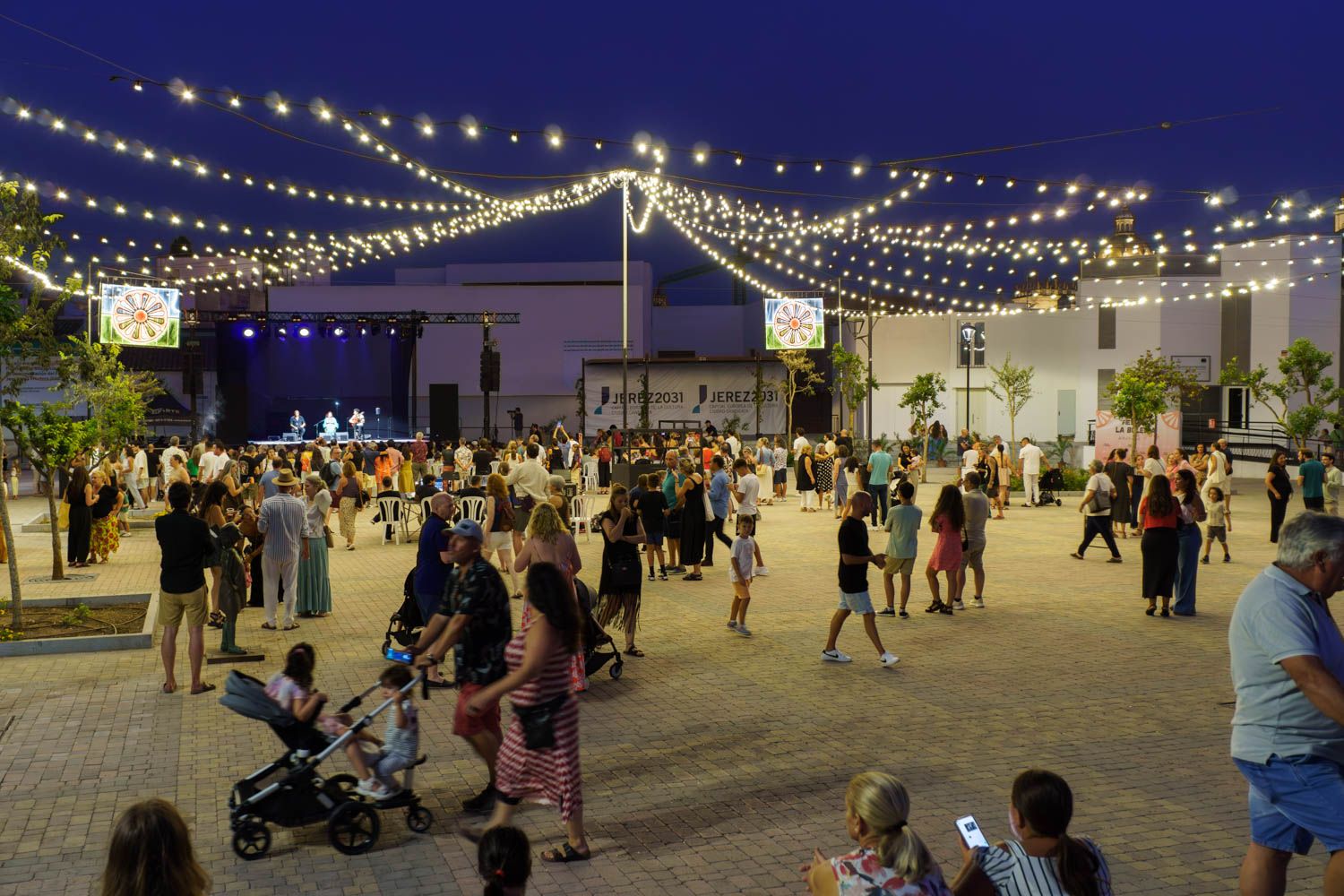 La plaza Belén acogerá los primeros días de la 58 edición de la Fiesta de la Bulería de Jerez, con eventos abiertos al público.