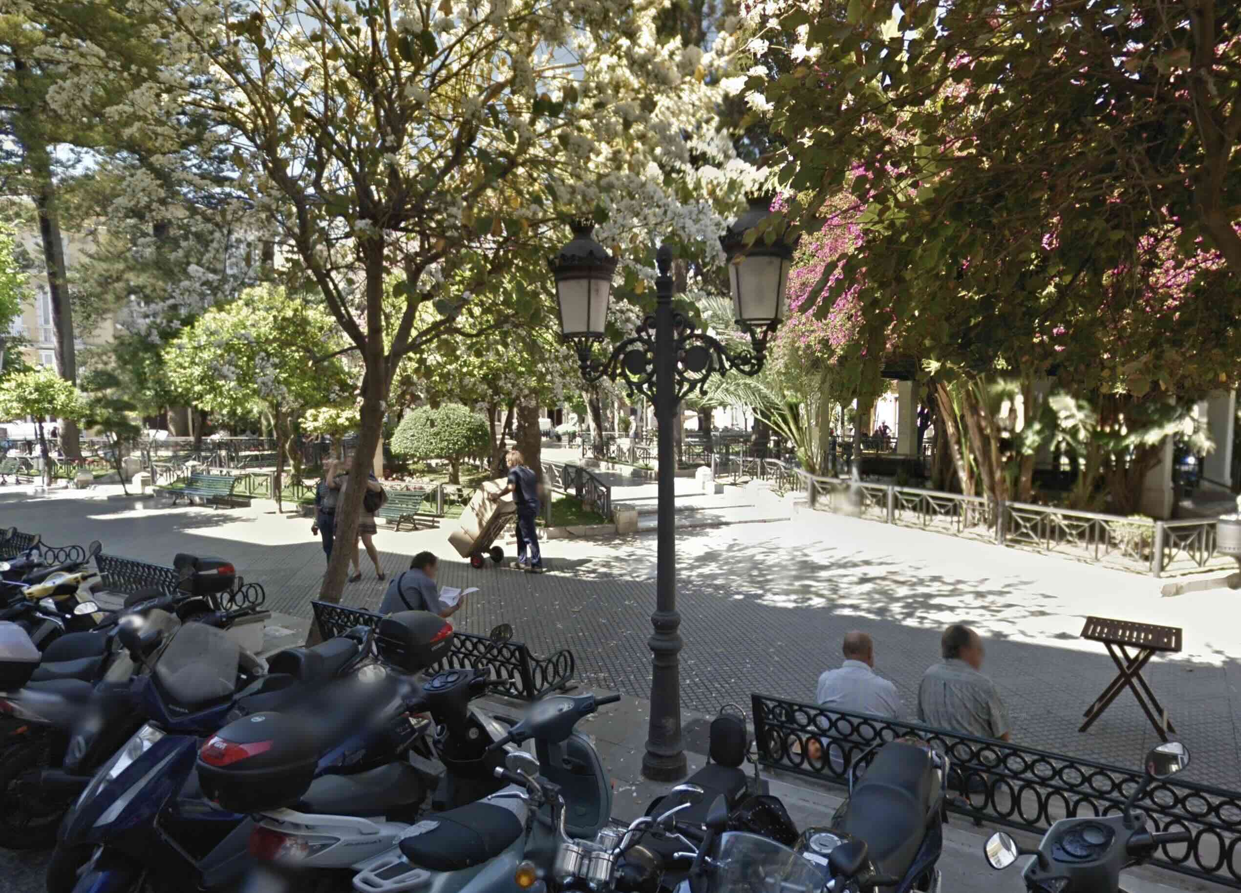 La plaza de la Candelaria de Cádiz