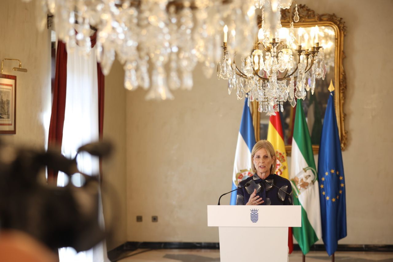 La alcaldesa de Jerez, María José García-Pelayo.
