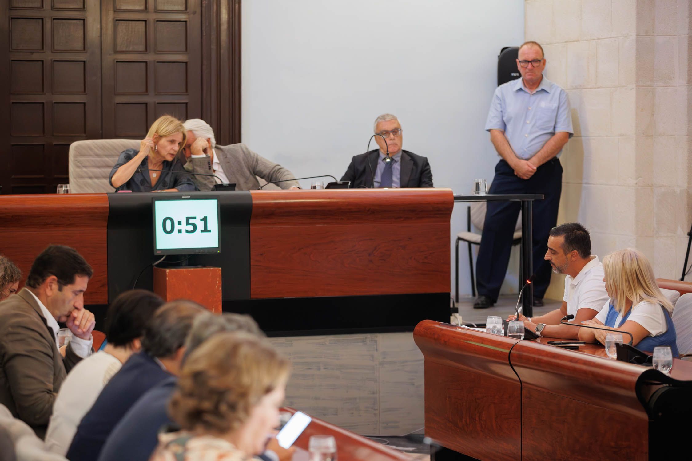 Un momento del pleno extraordinario del pasado lunes.