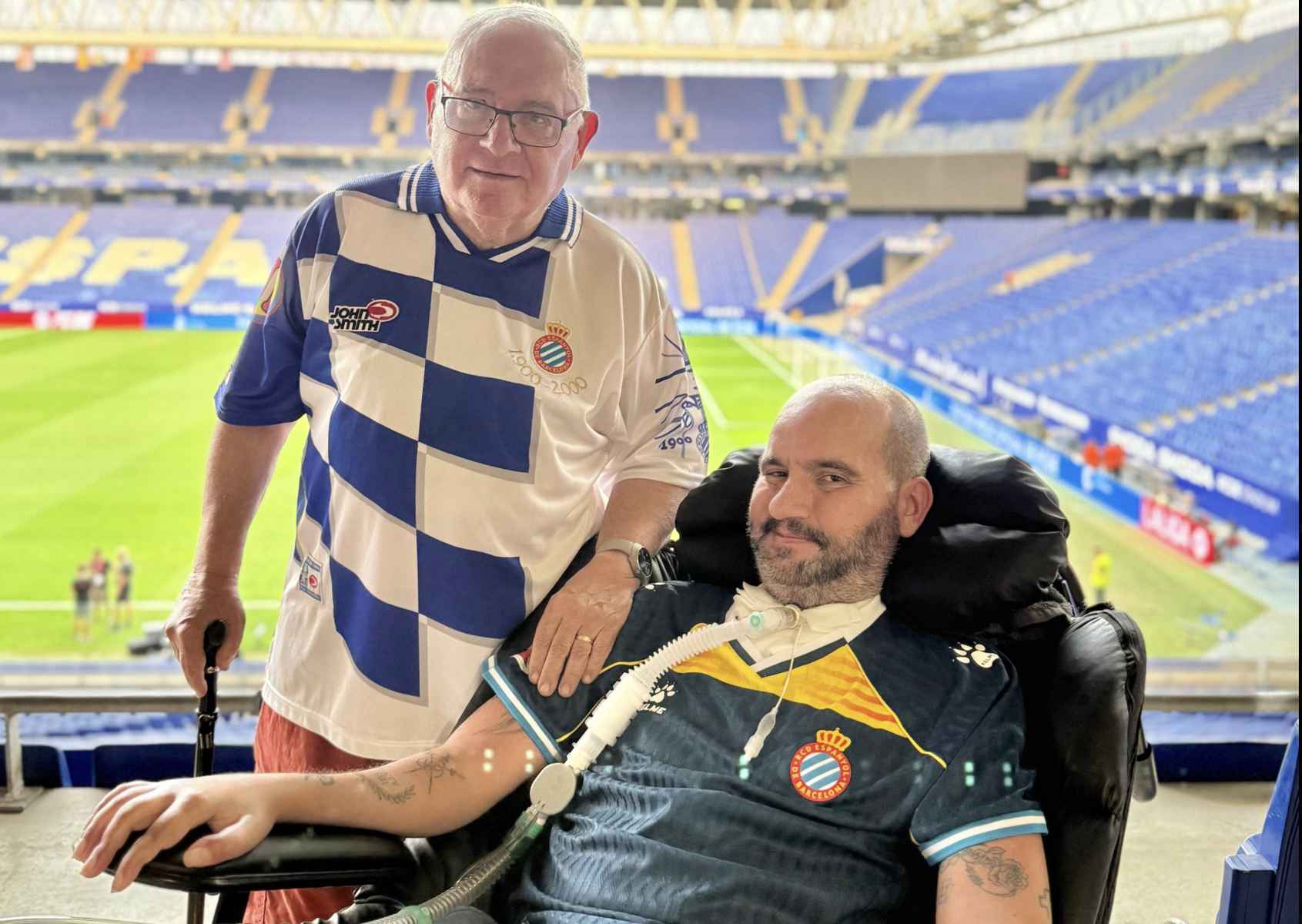 Jordi Sabaté, en el partido que enfrentó al Espanyol contra el Atlético de Madrid.