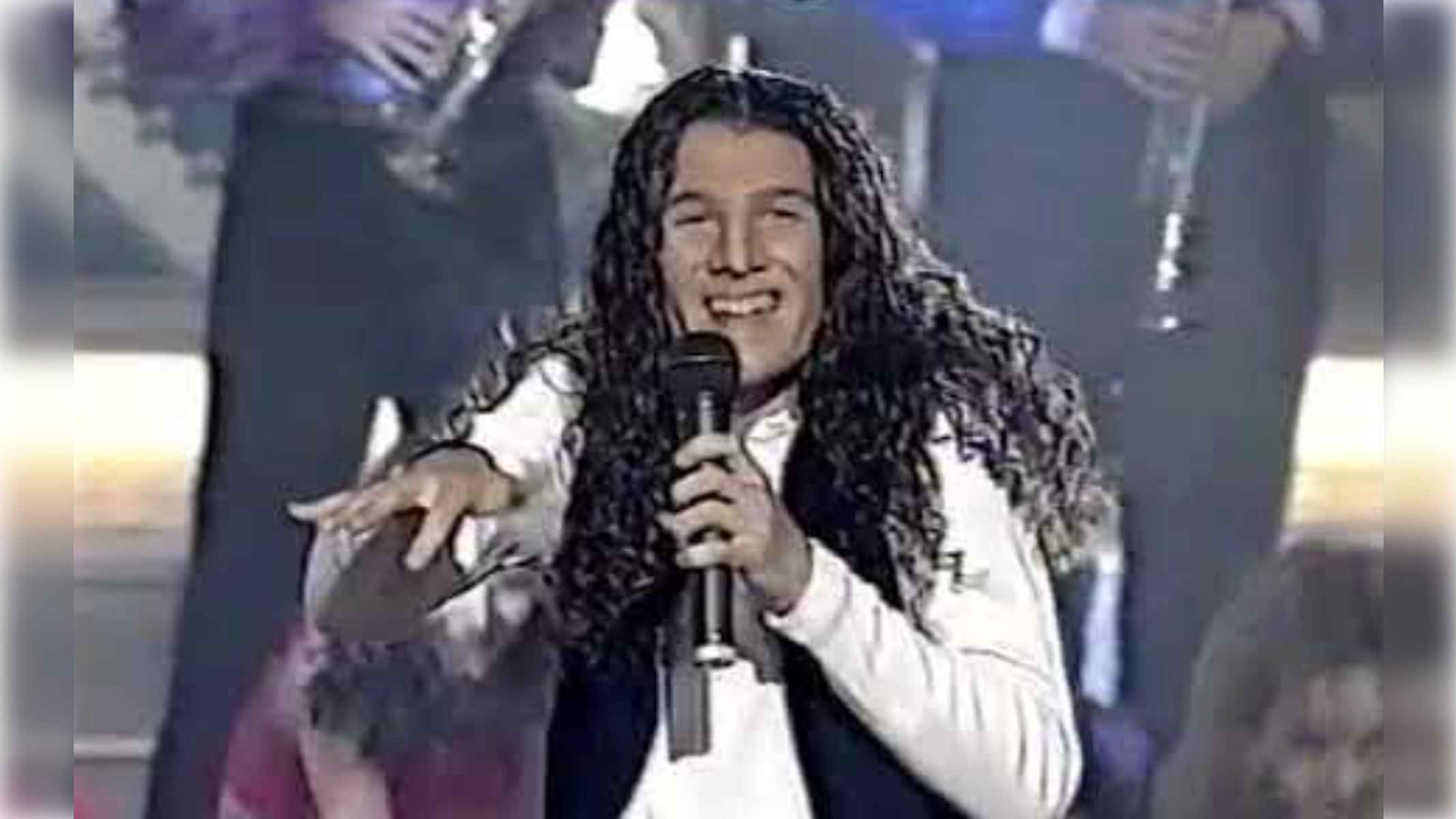 Azuquita, en una imagen de sus principios en la música.
