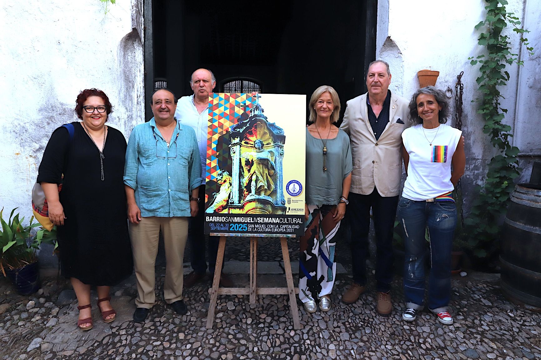 Carmen Pina y Paco Zurita en la presentación de La Semana Cultural de San Miguel 5