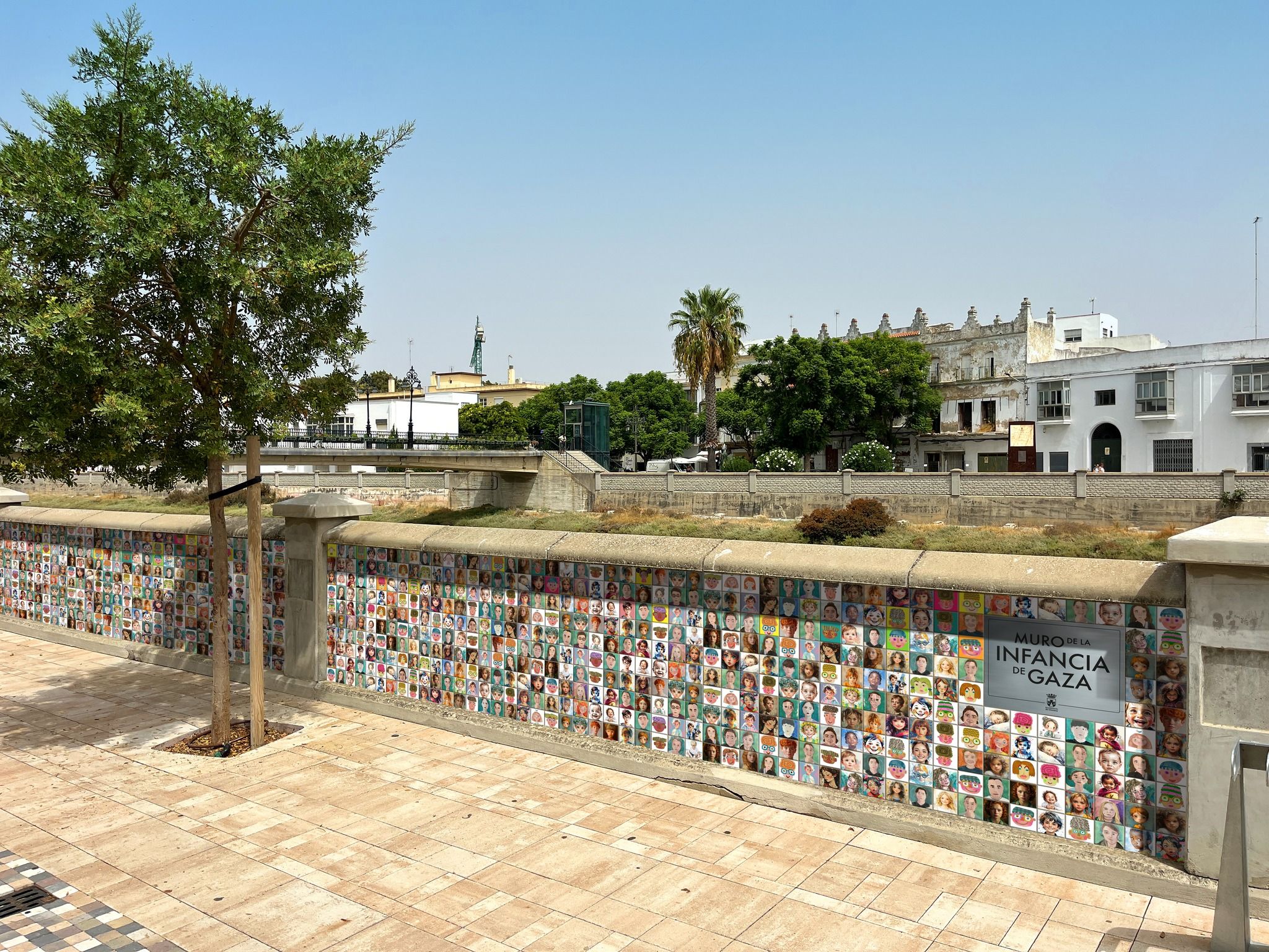 Así será el muro homenaje en la Alameda del Río. (1)