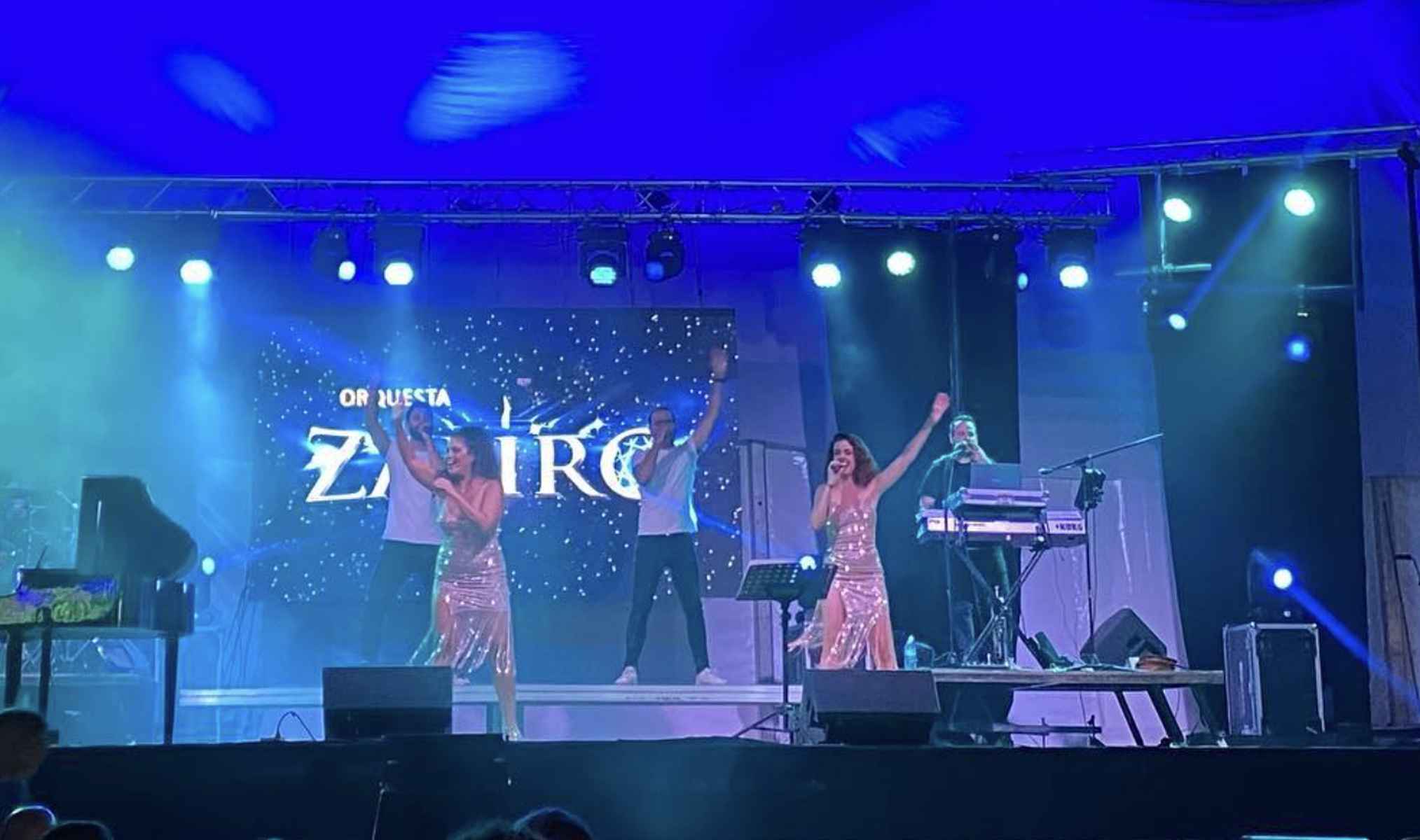 Imagen de archivo de una actuación de la Orquesta Zafiro.