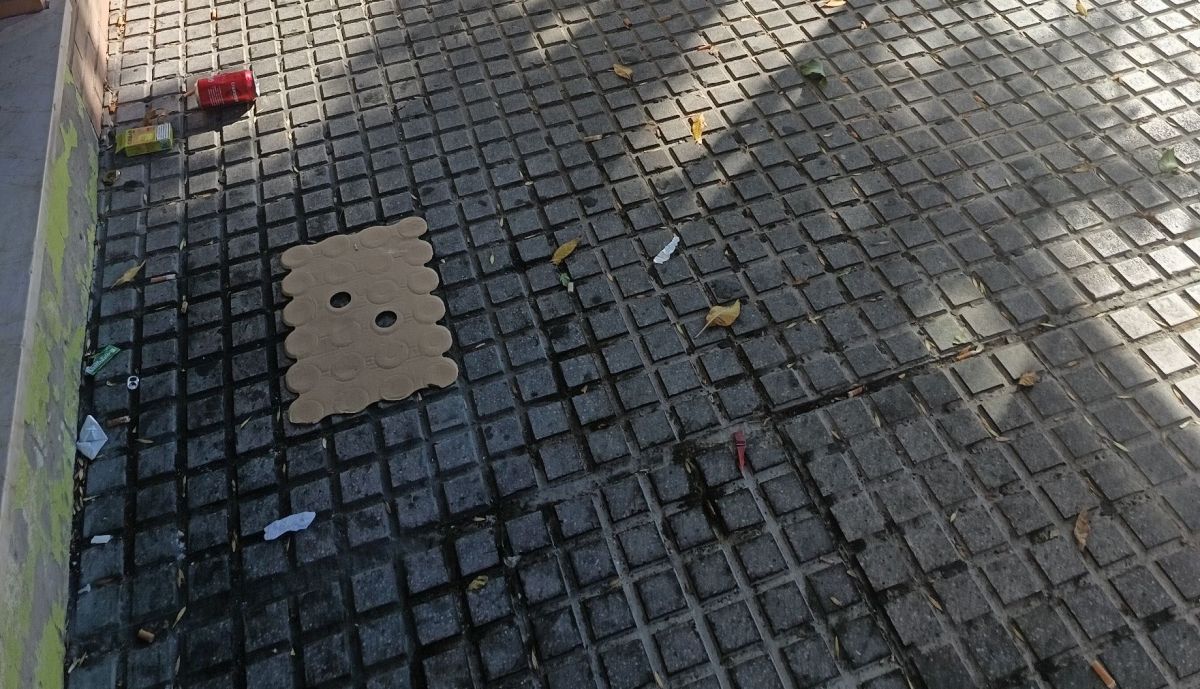 Suciedad en la calle