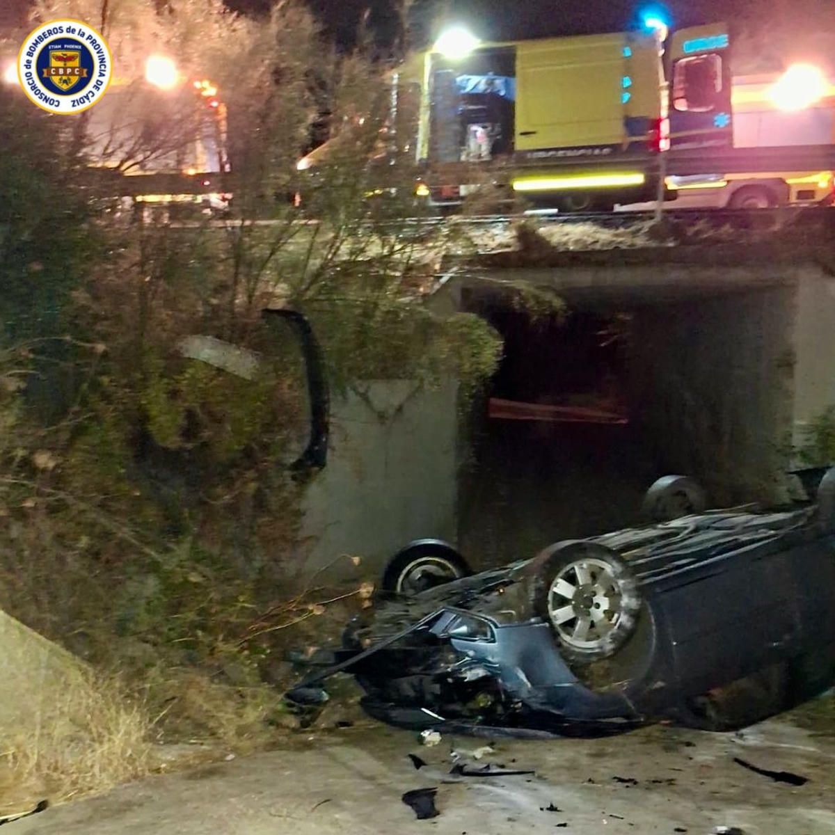 Uno de los accidentes ocurridos en un tramo de unas horas.