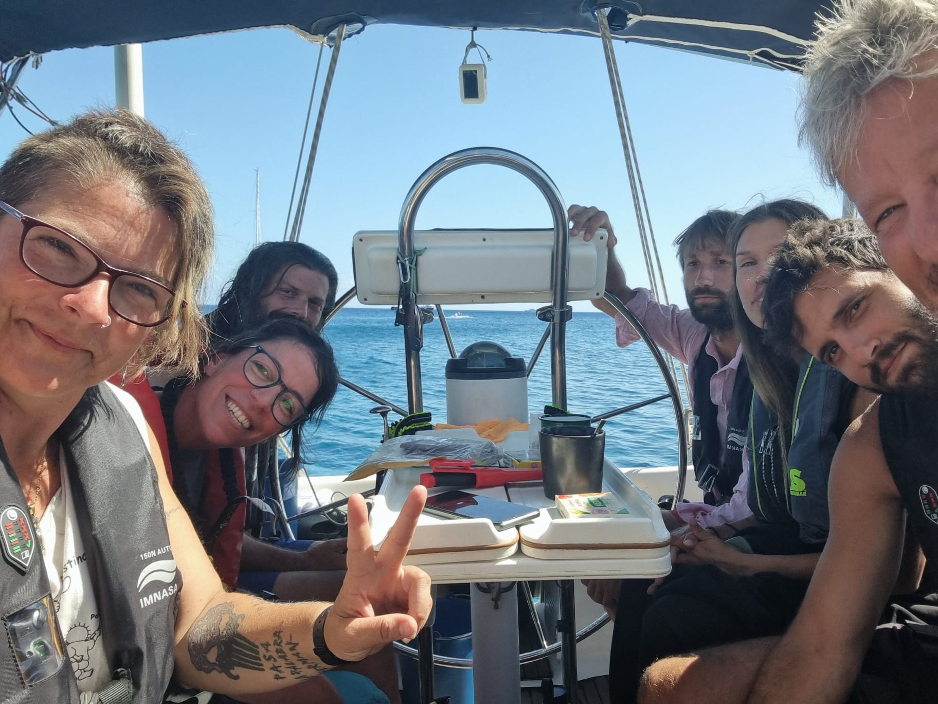 Naé, la docente andaluza que iba en uno de los barcos de la flotilla.