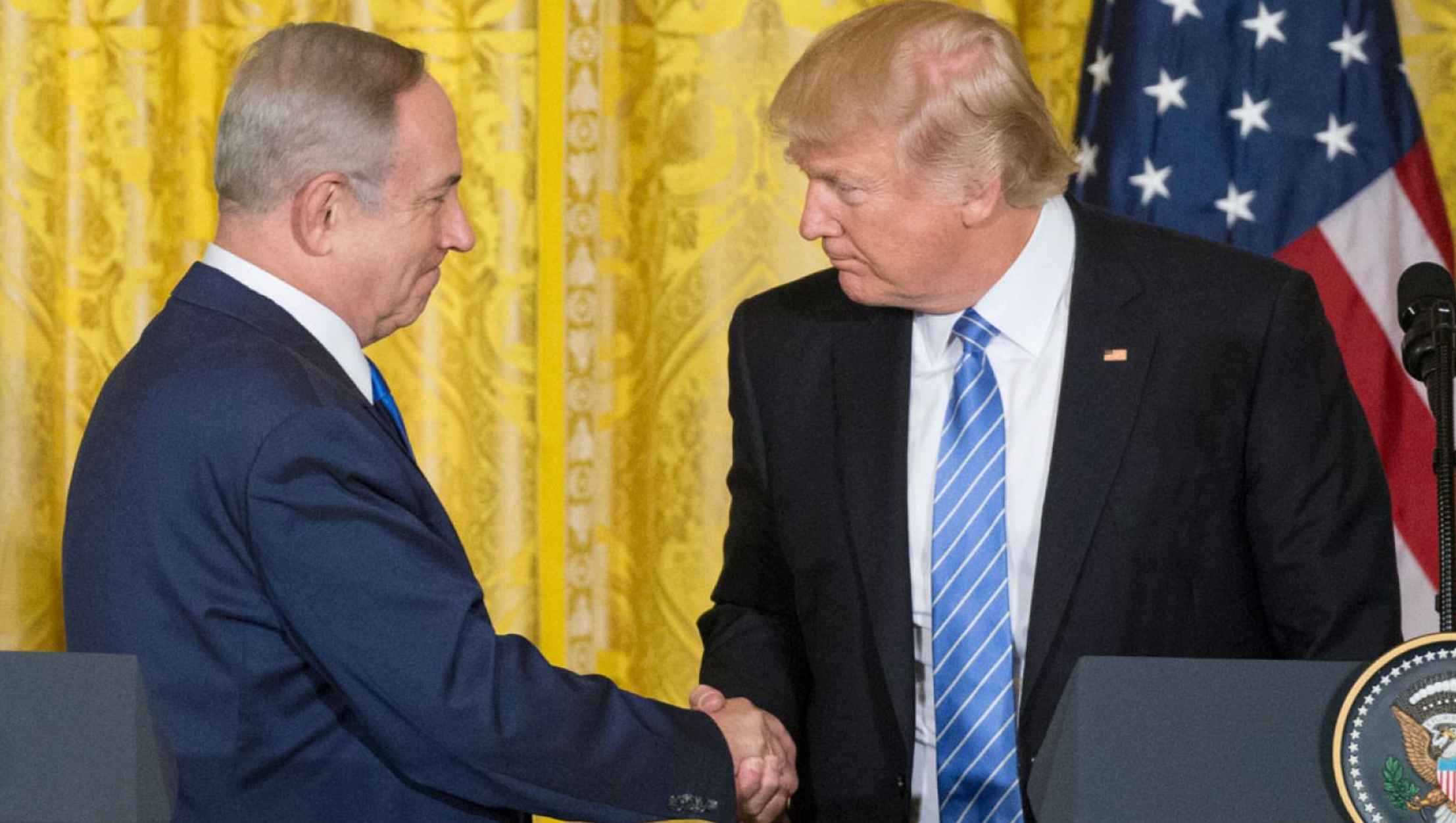 Netanyahu y Trump, en una imagen de archivo.