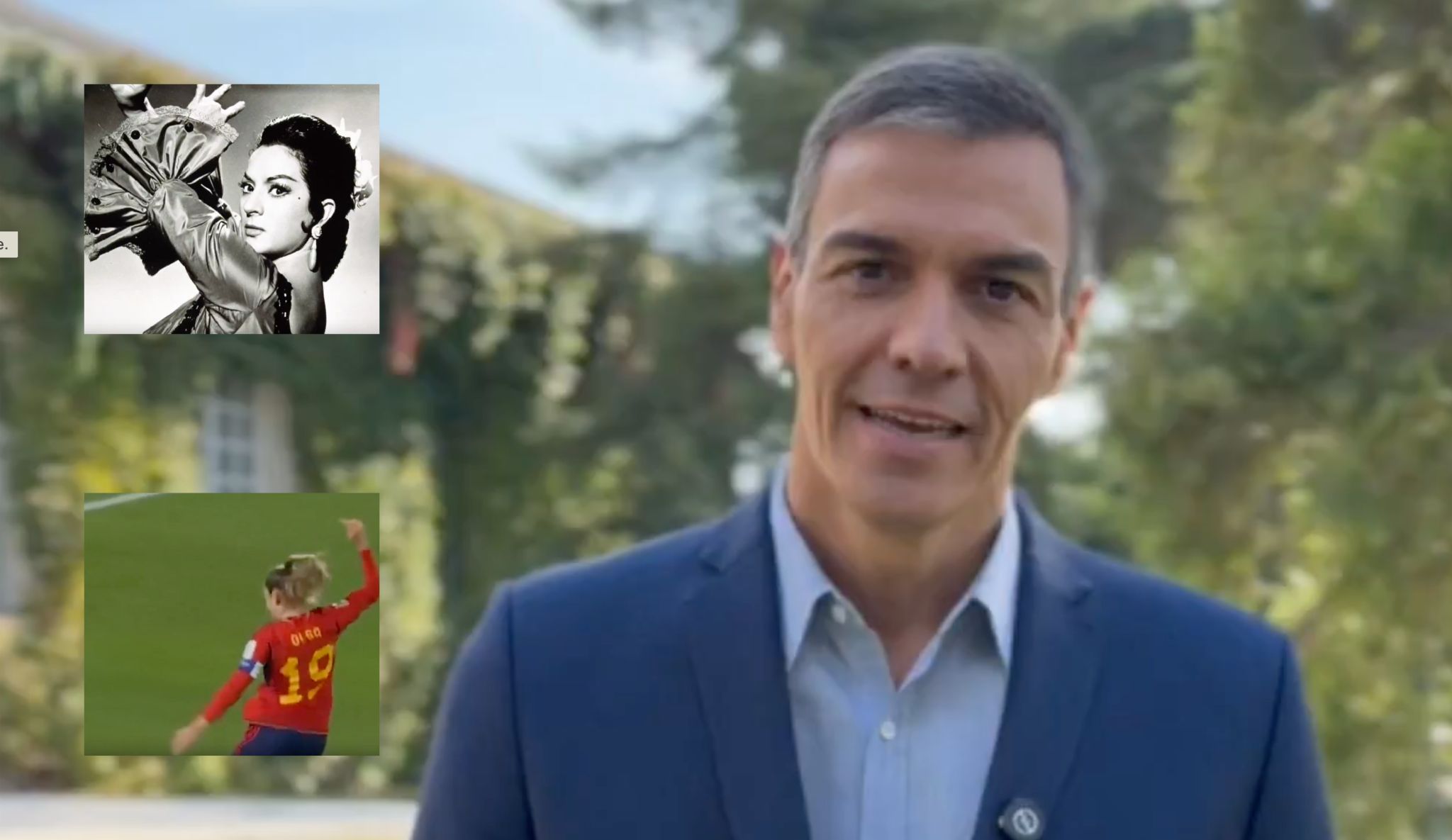 Pedro Sánchez, por el 12 de octubre en un vídeo.