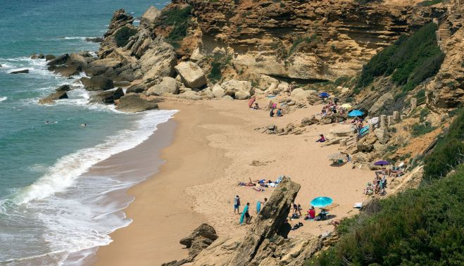 Calas de Roche, en Conil.