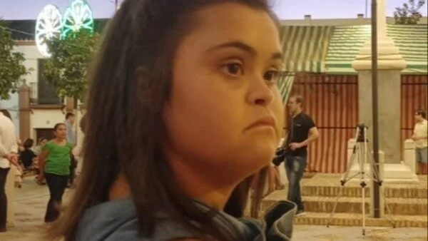 Noelia, la joven con síndrome de Down que quiere ser madrina de bautizo.