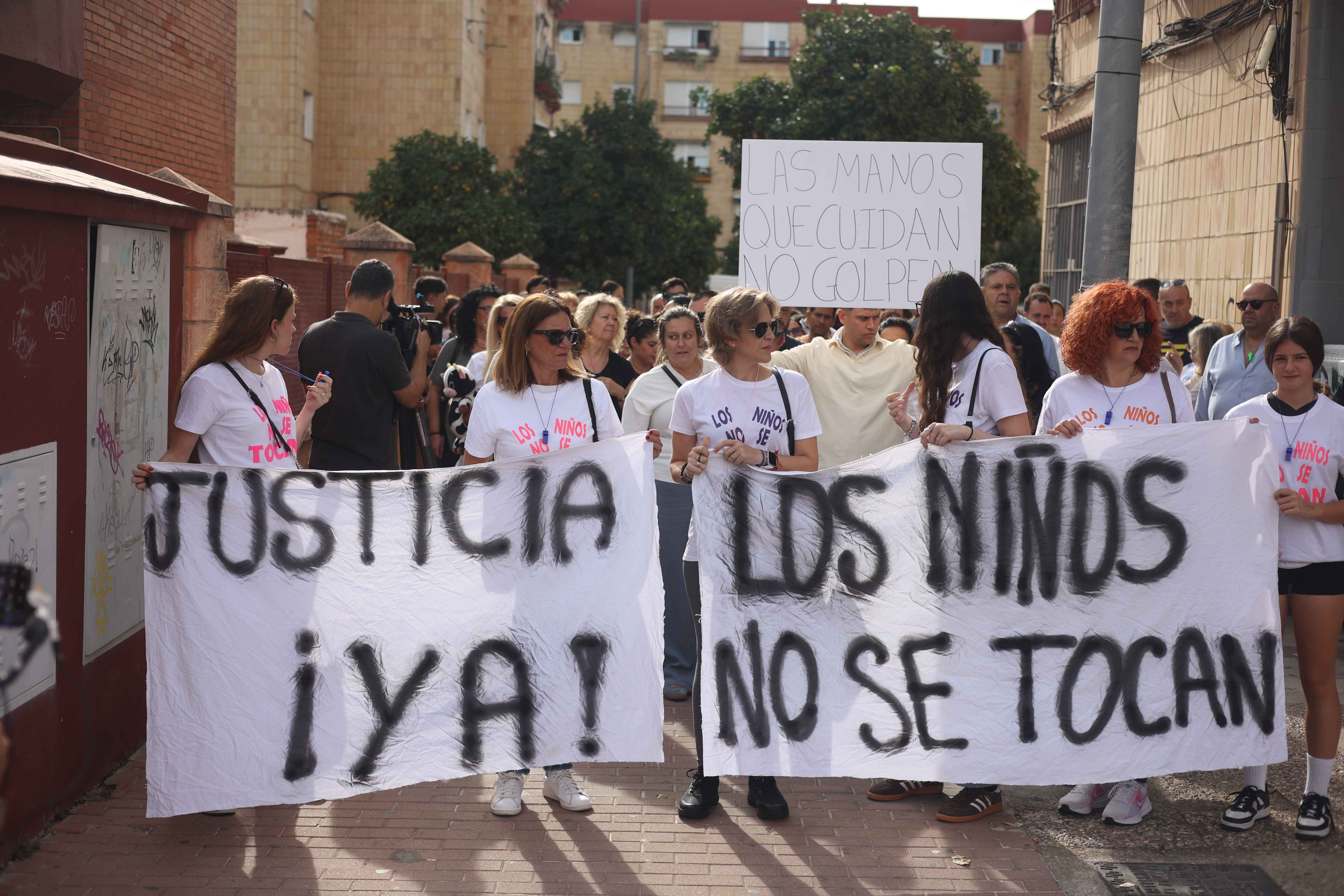 Una imagen de la manifestación en La Granja.