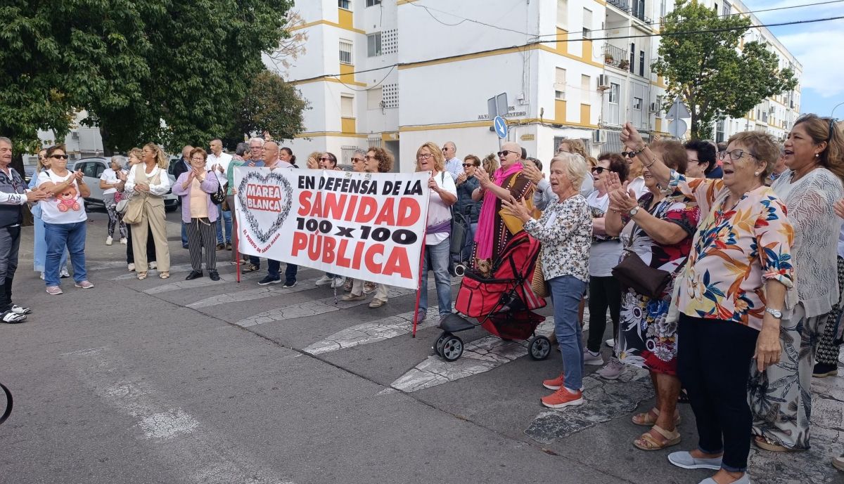Concentración de Mareas Blancas en El Puerto.